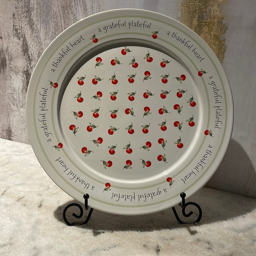 HALLMARK Appreciation A Grateful Plateful - Ceramic - 🍒 🍒